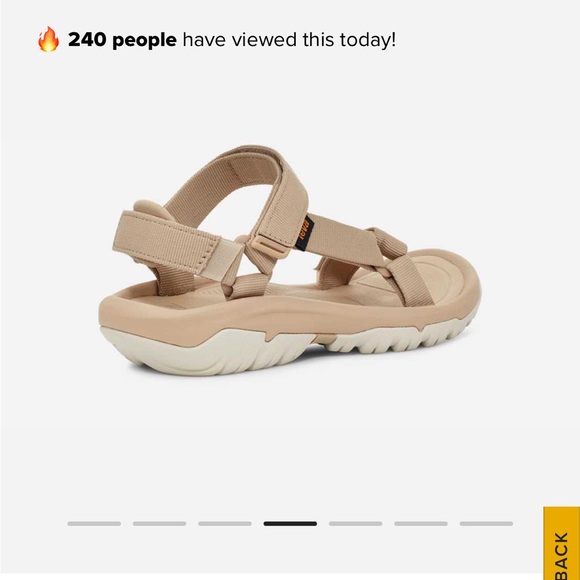 Teva Women's Beige Sandals - Picture 4 of 6